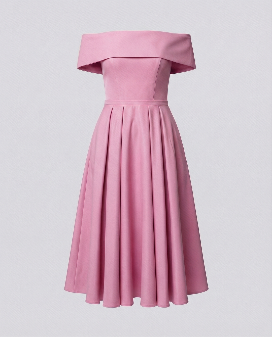 Trägerloses Satin Partykleid Damen