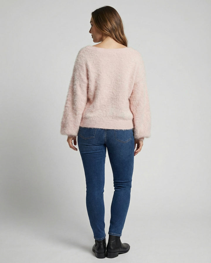 Damen Mohair-Oversized Pullover