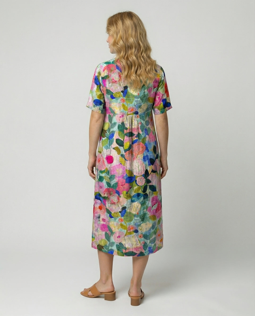 Luftiges Blumen Sommerkleid Damen