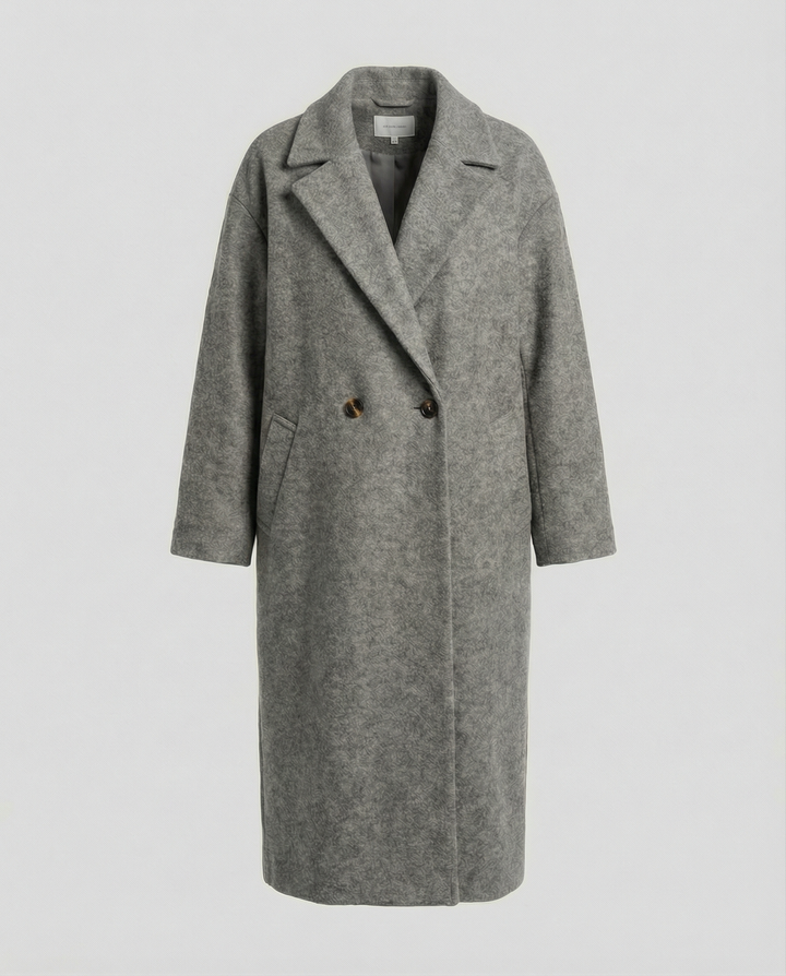 Oversized Wollmantel Damen Elegant