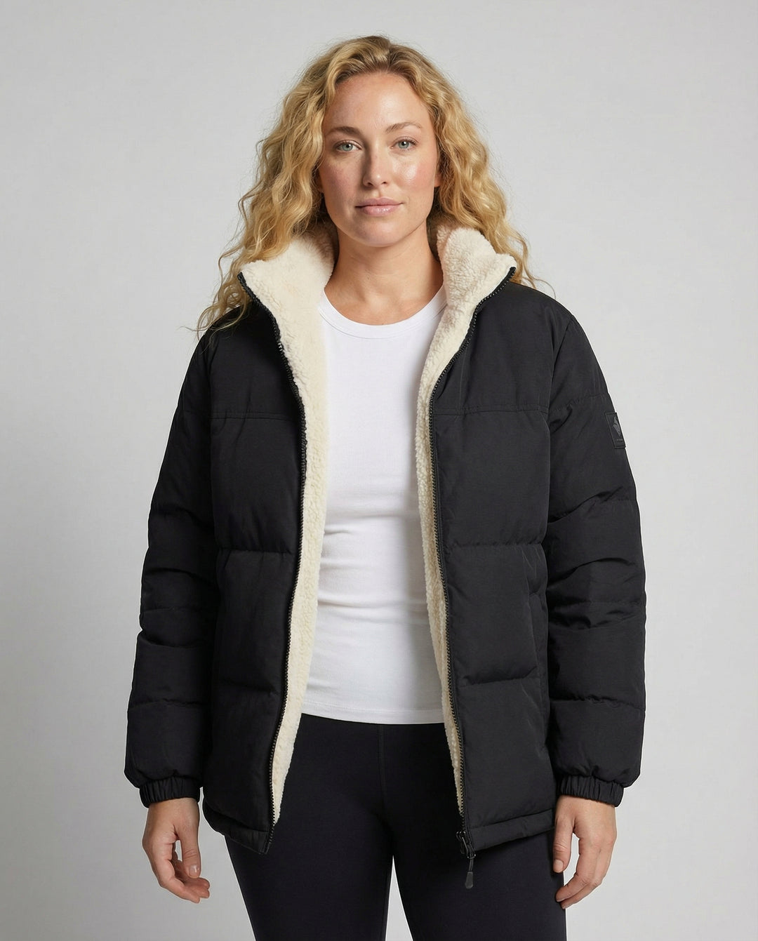 Gefütterte Damen Steppjacke Winter