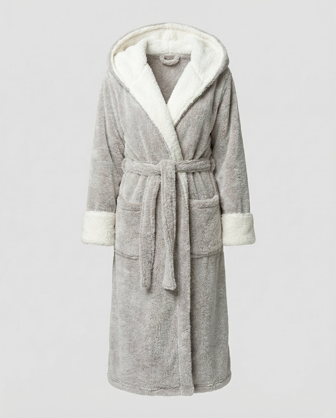 Kuscheliger Fleece Morgenmantel Damen