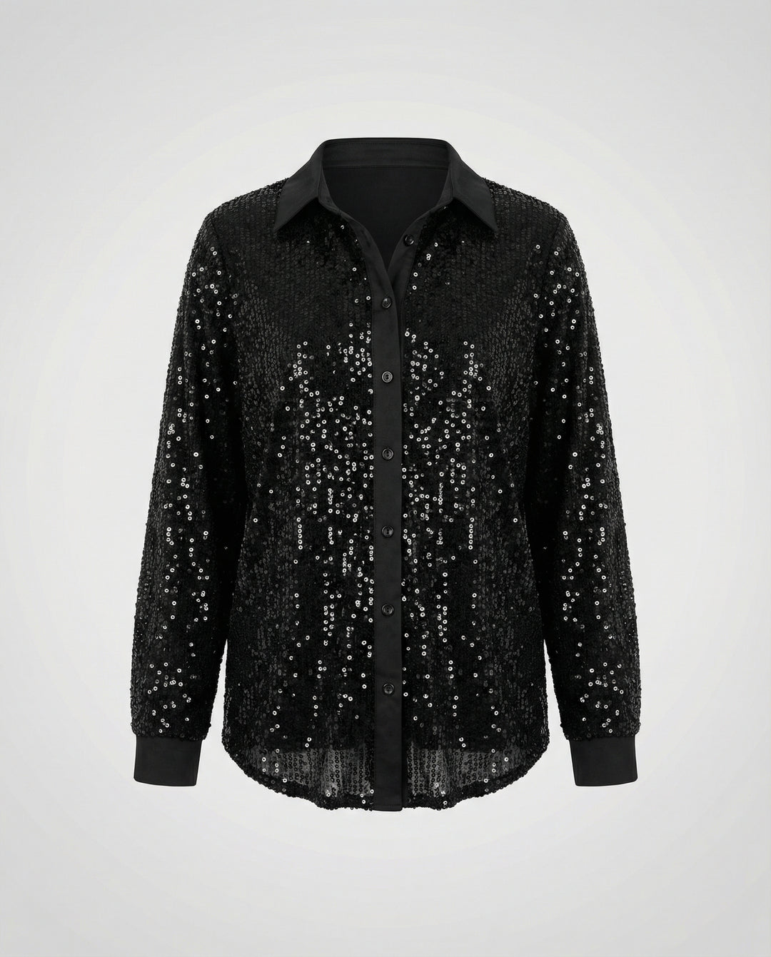 Glitzernde Damen Paillettenbluse