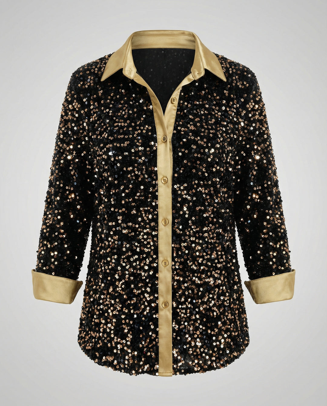Glitzernde Damen Paillettenbluse