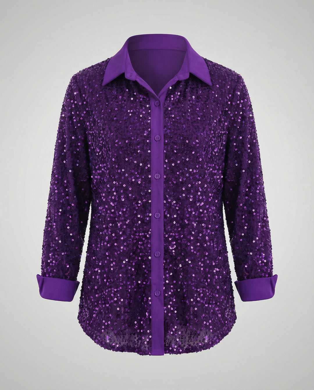 Glitzernde Damen Paillettenbluse