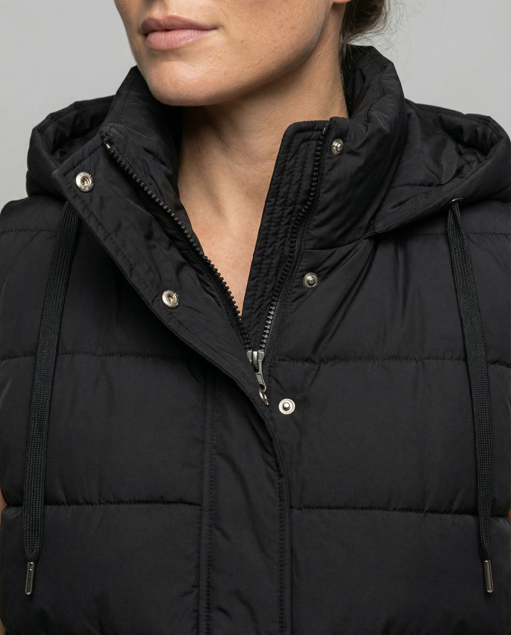Lange Steppweste Damen