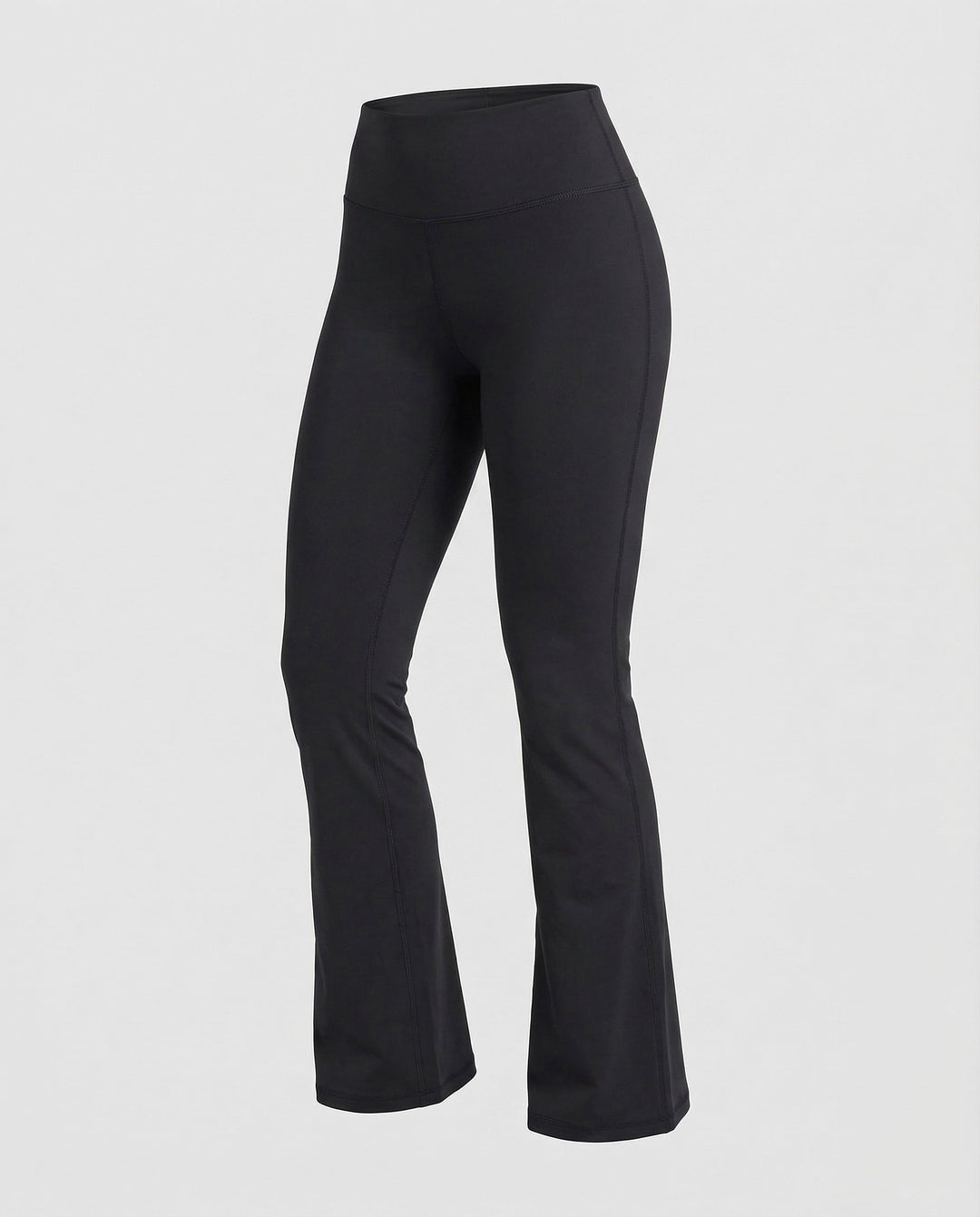 Damen Yoga Hose Schlag High Waist
