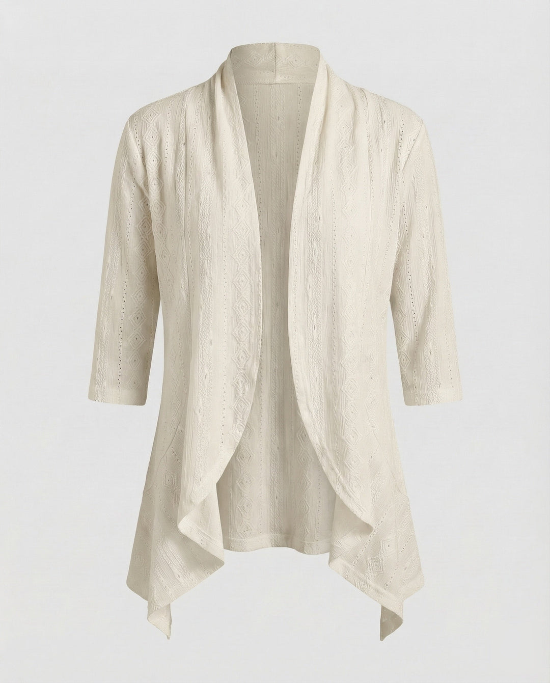 Damen leichte Lochstickerei-Tunikajacke.