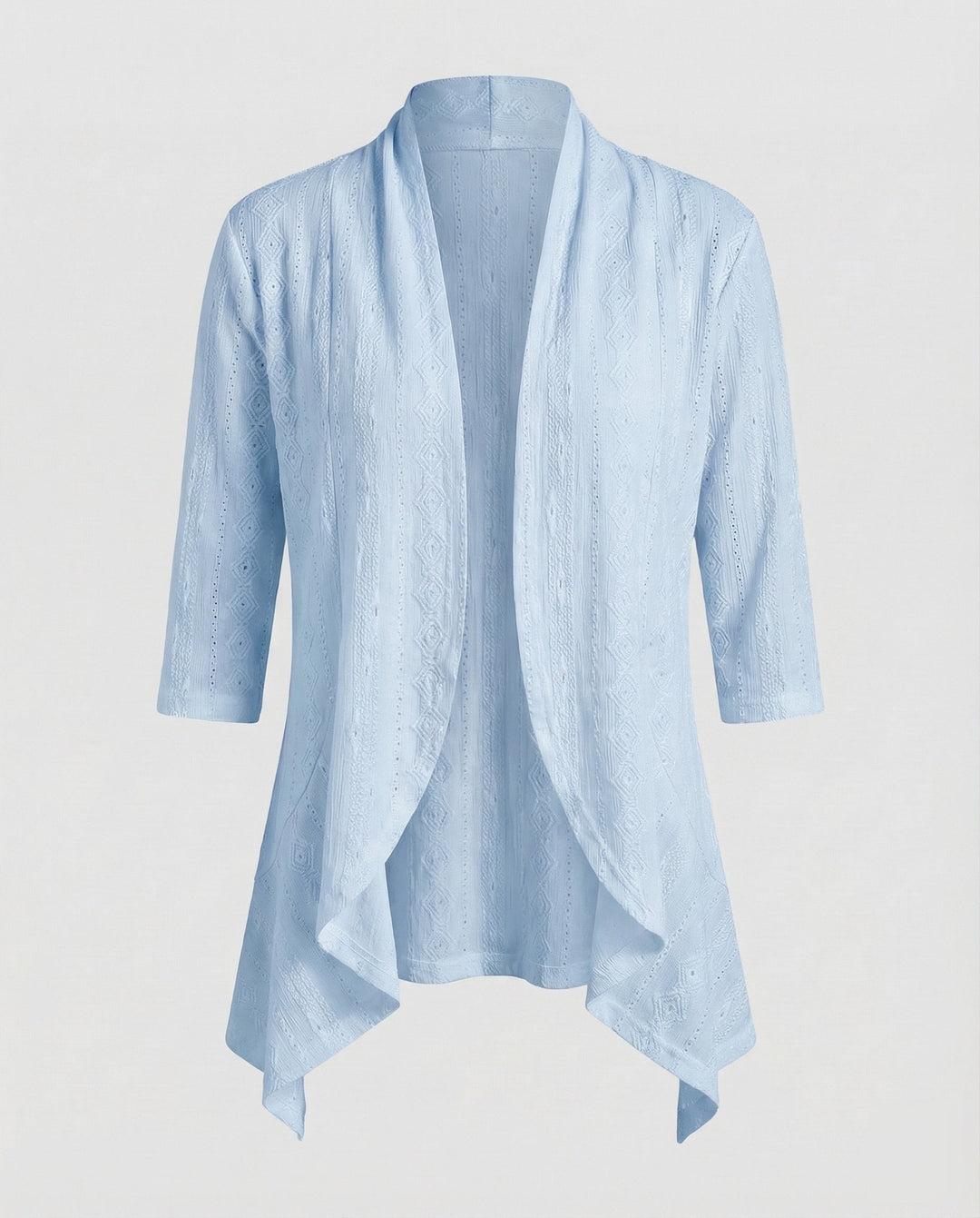 Damen leichte Lochstickerei-Tunikajacke.