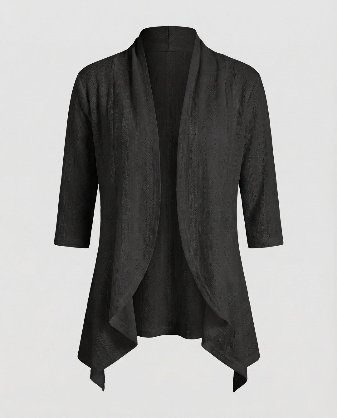 Damen leichte Lochstickerei-Tunikajacke.