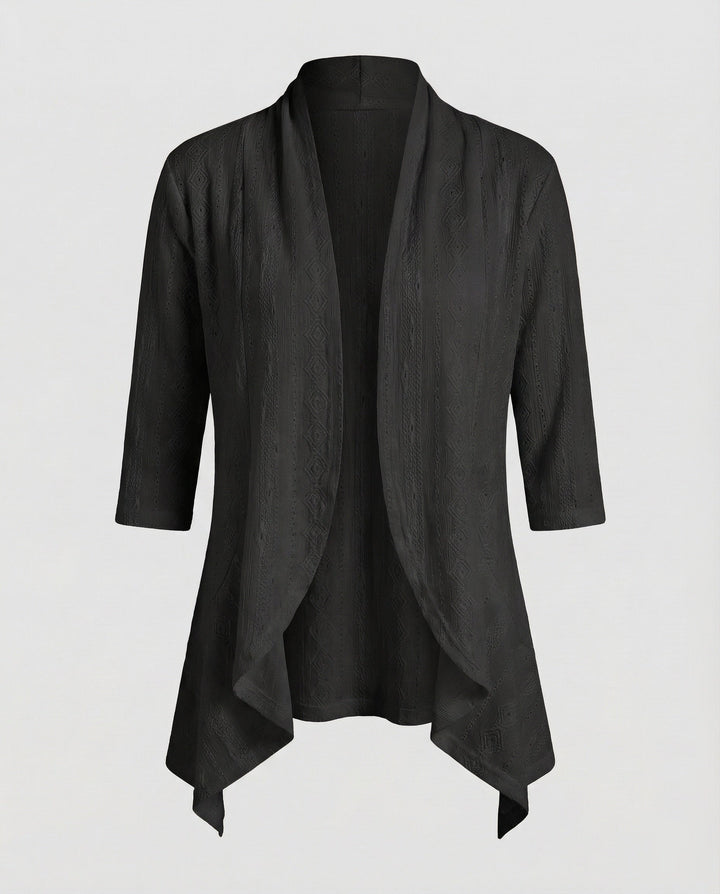 Damen leichte Lochstickerei-Tunikajacke.