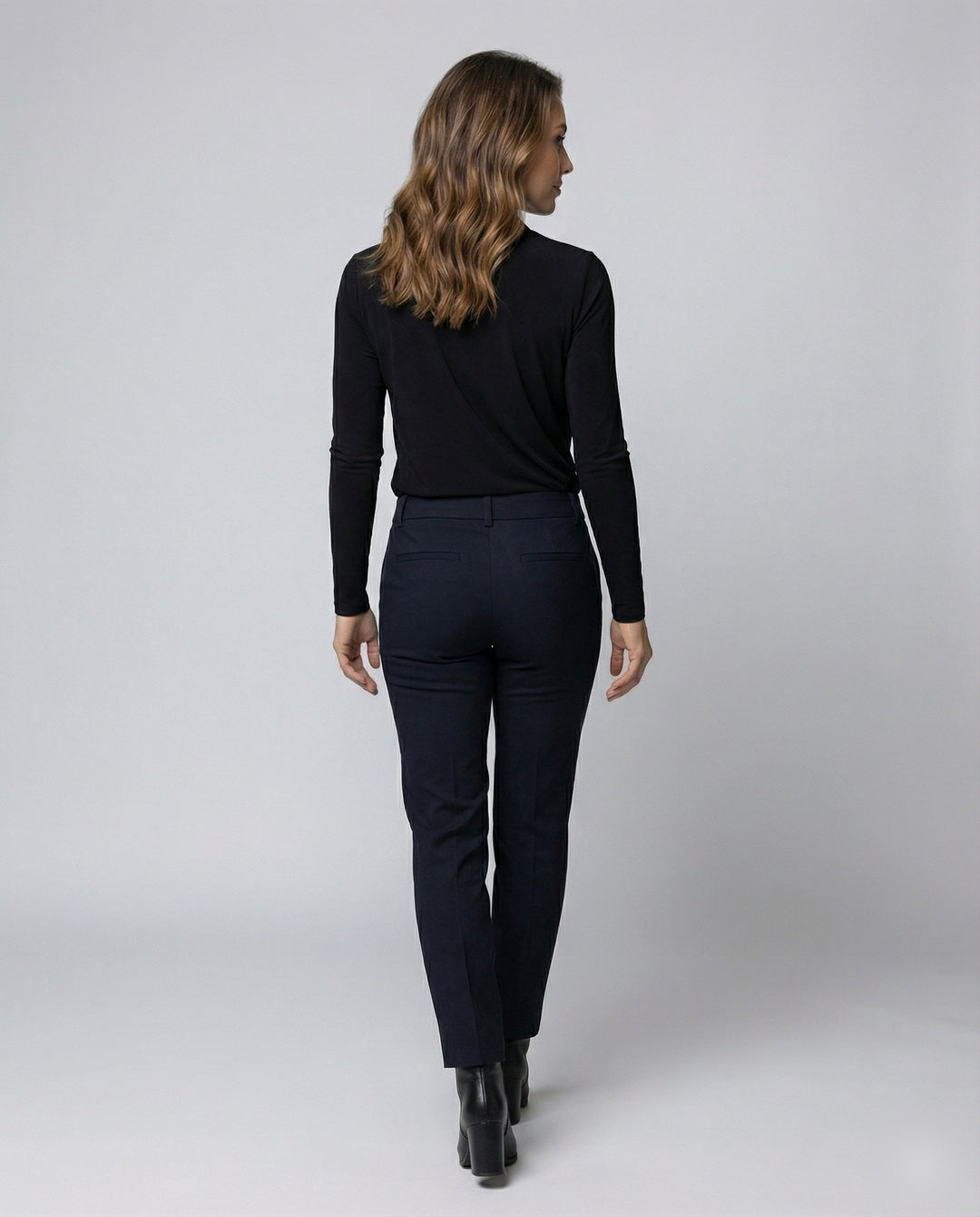 Damen Wickelbluse mit Wasserfalldrapierung