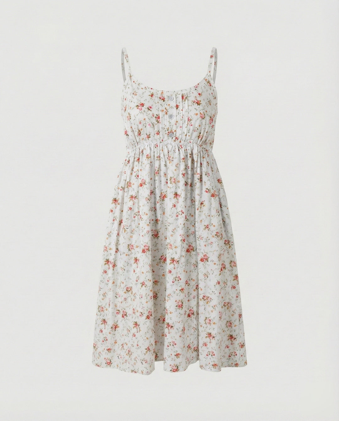 Damen florales Blümchen-Minikleid