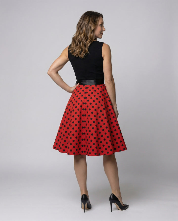 Rockabilly Kleid Polka-Dots