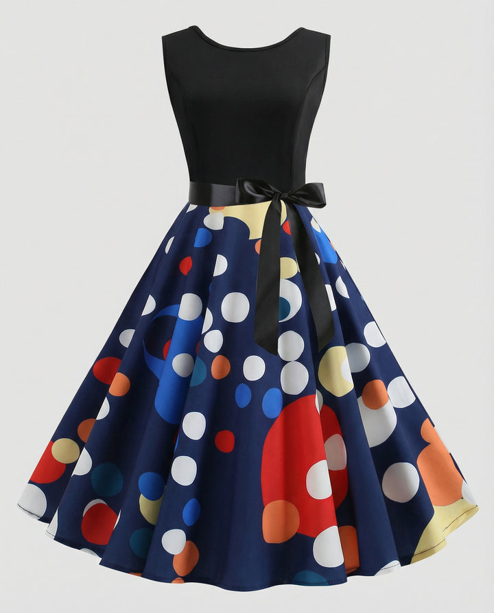 Rockabilly Kleid Polka-Dots