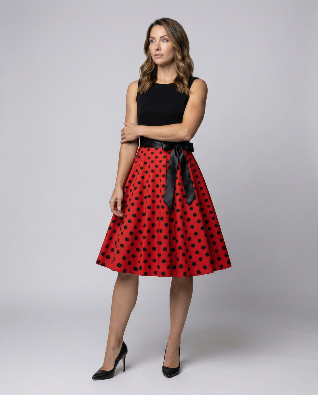 Rockabilly Kleid Polka-Dots