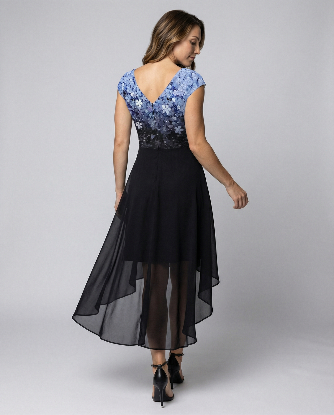 Elegantes Chiffon Partykleid Damen