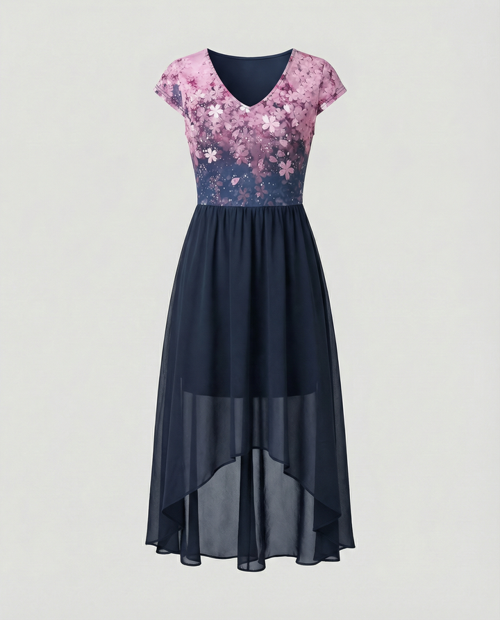 Elegantes Chiffon Partykleid Damen