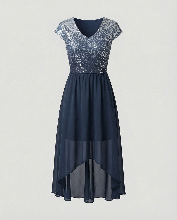 Elegantes Chiffon Partykleid Damen