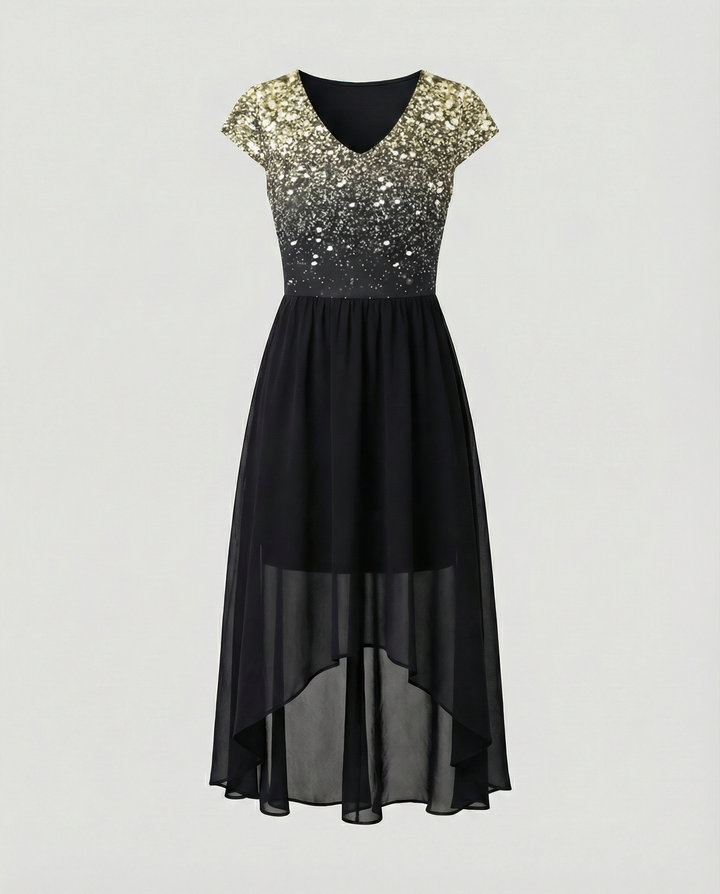 Elegantes Chiffon Partykleid Damen