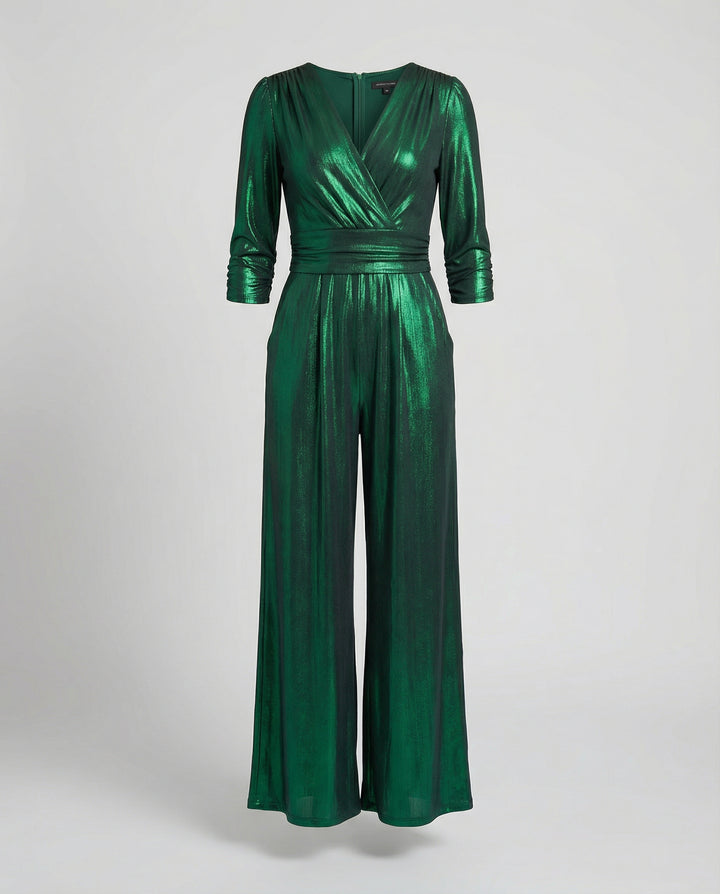 Glänzender Eleganter Overall Damen