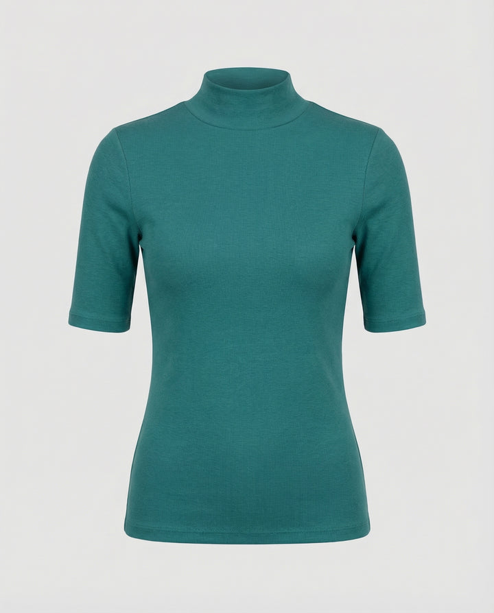Feinstrick Nahtloser Rollkragenpullover Damen