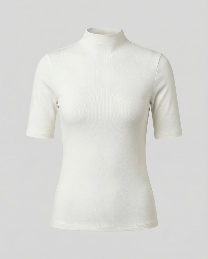 Feinstrick Nahtloser Rollkragenpullover Damen