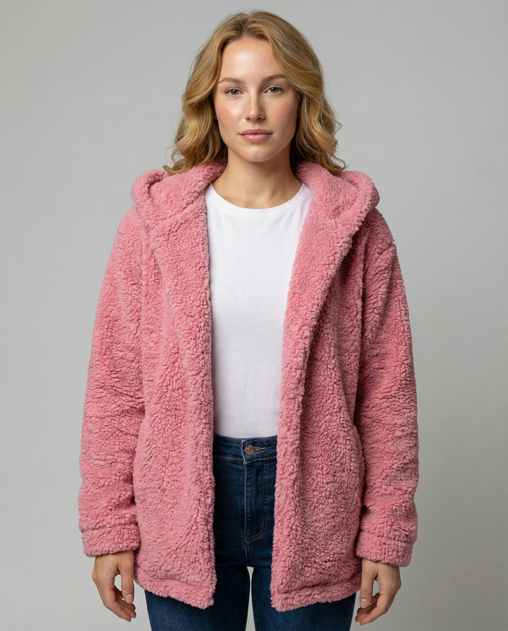 Teddy Fleecejacke Damen