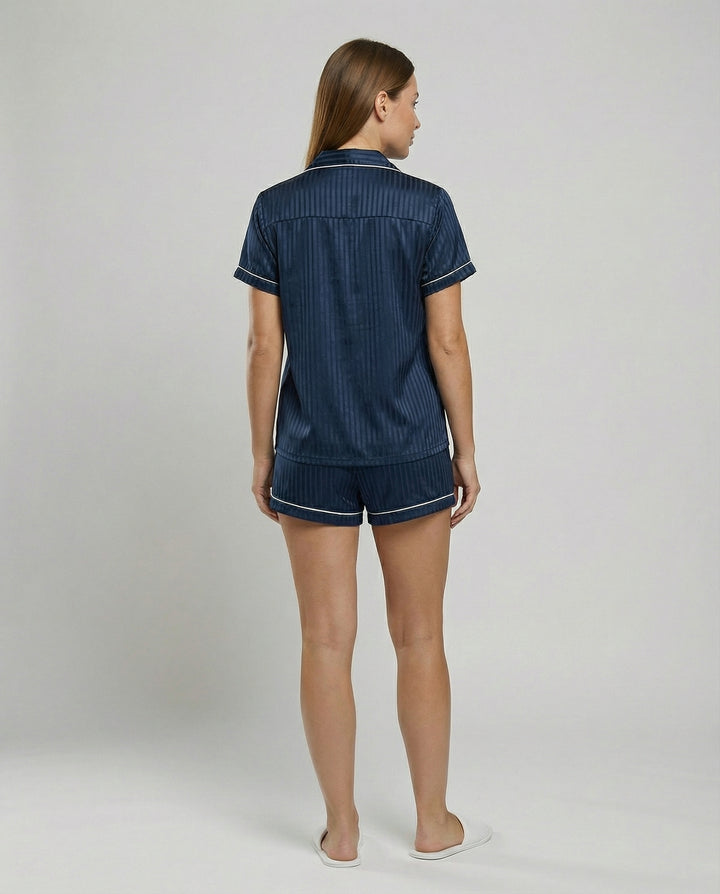 Satin Komfort Pyjama Set Damen