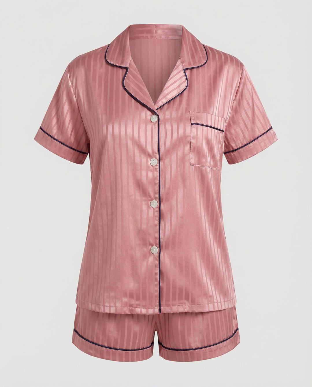 Satin Komfort Pyjama Set Damen
