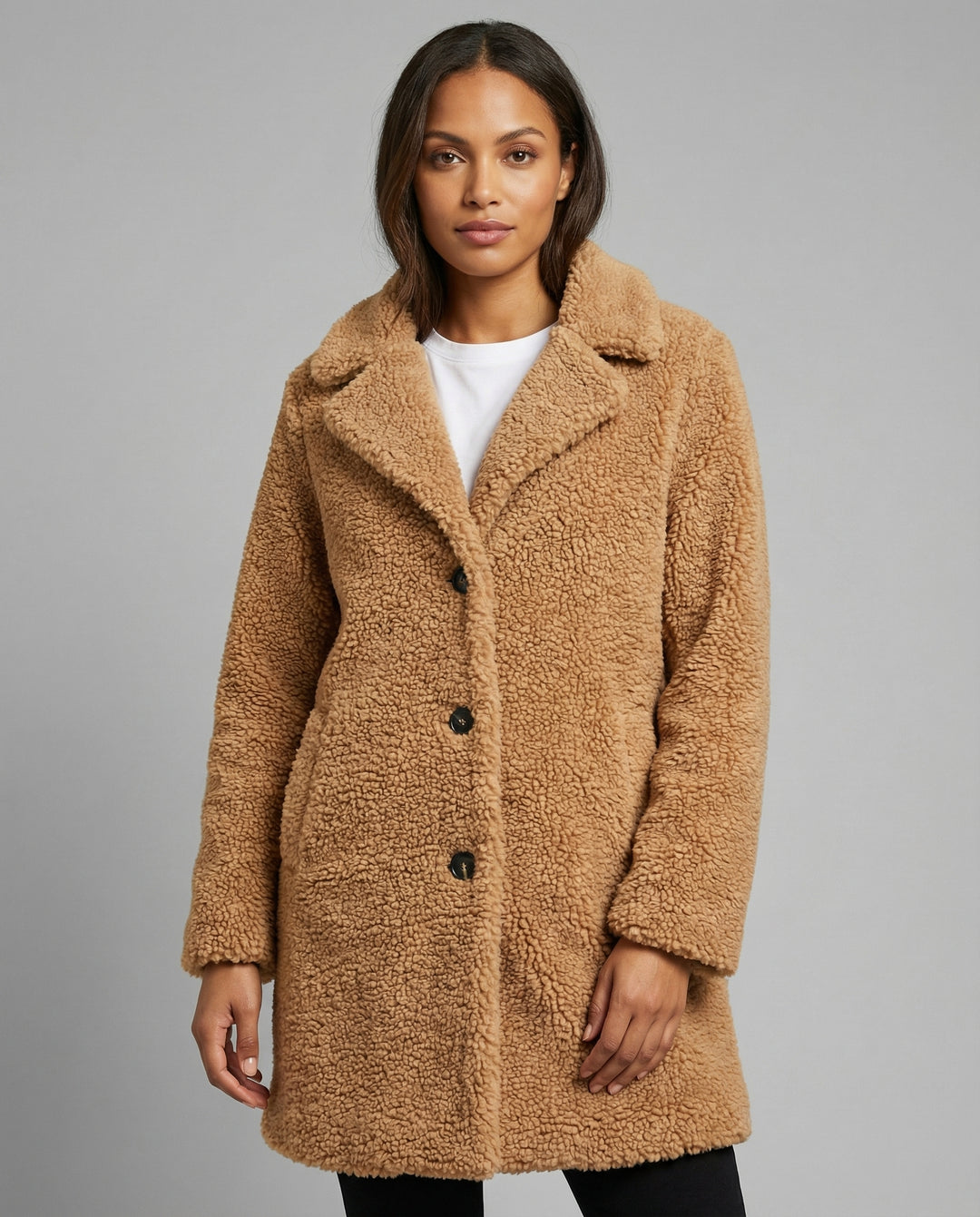 Kuschelige Teddy Jacke Damen