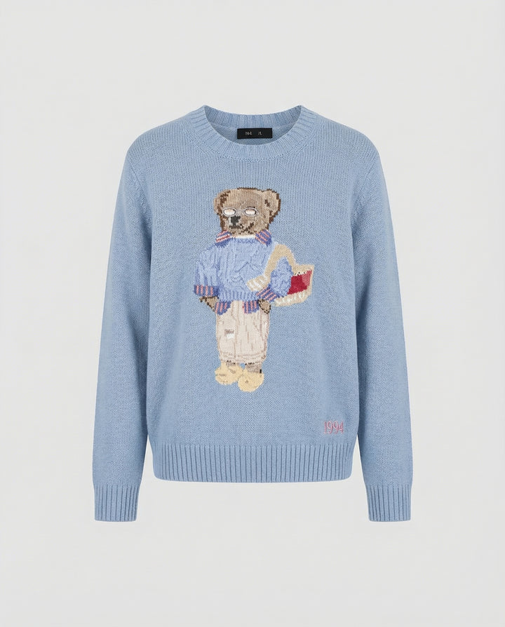 Bärenstrickpullover Damen Locker