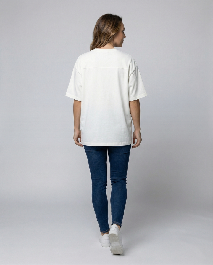 Oversized Damen Baumwoll T-Shirt