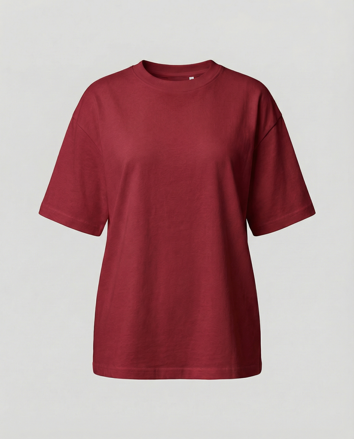 Oversized Damen Baumwoll T-Shirt
