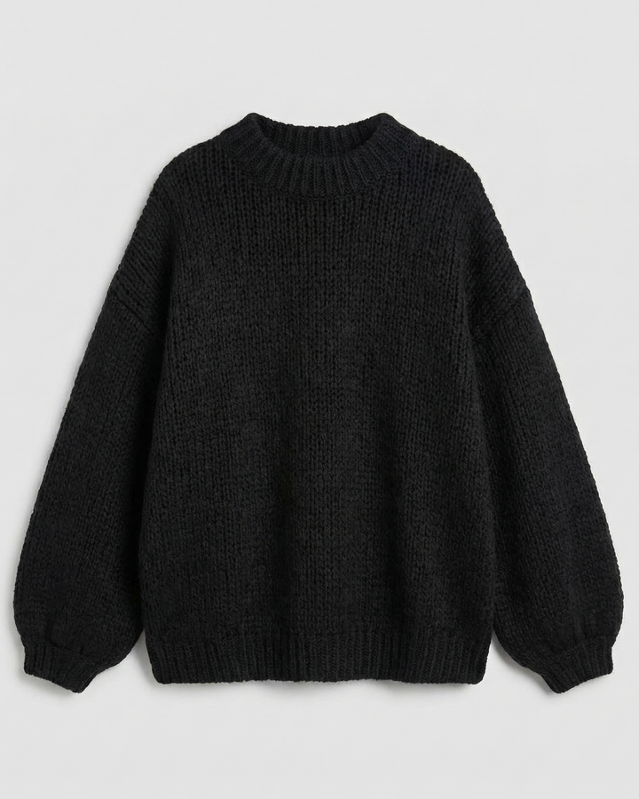 Flauschiger Oversize Pullover Damen