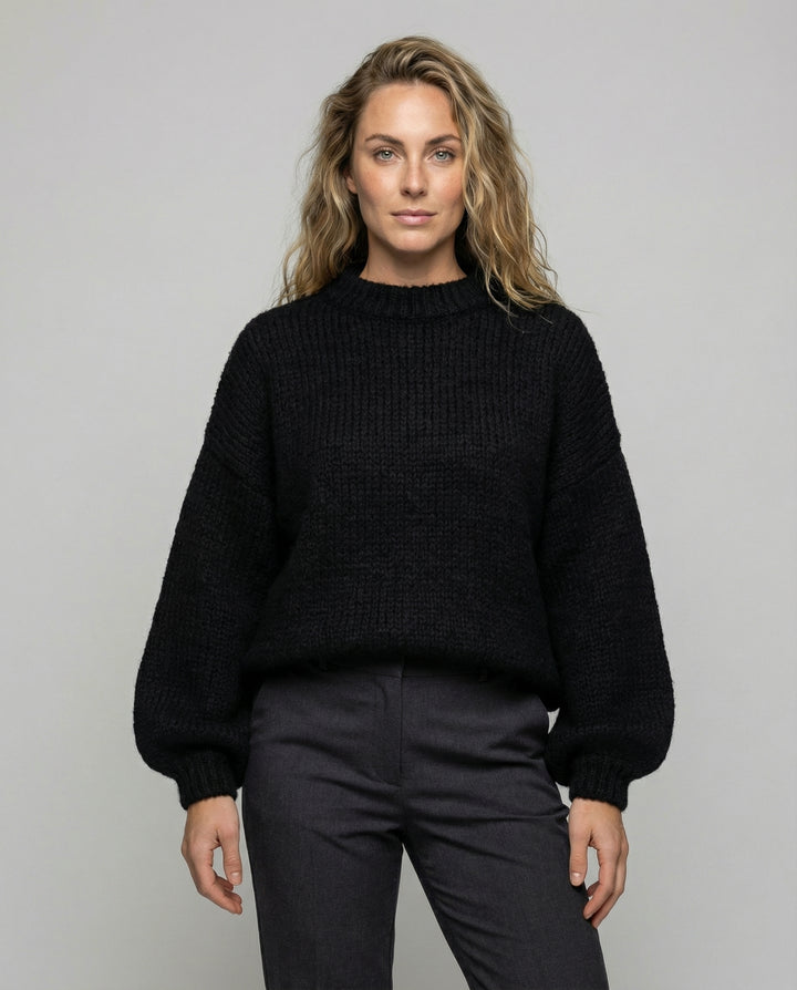 Flauschiger Oversize Pullover Damen