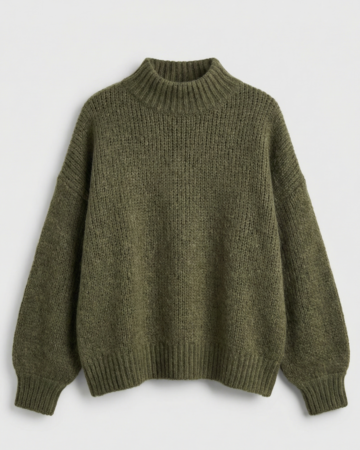 Flauschiger Oversize Pullover Damen