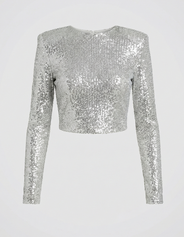 Glamouröses Damen Cropped-Top