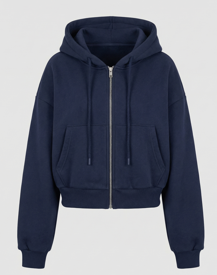 Oversize Sweatshirt Reißverschluss