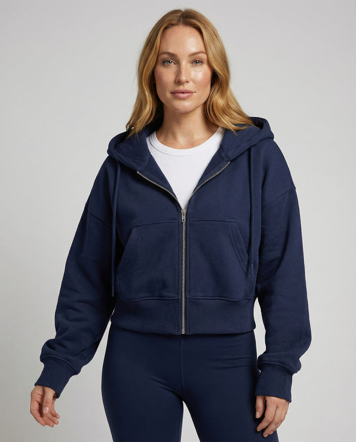 Oversize Sweatshirt Reißverschluss