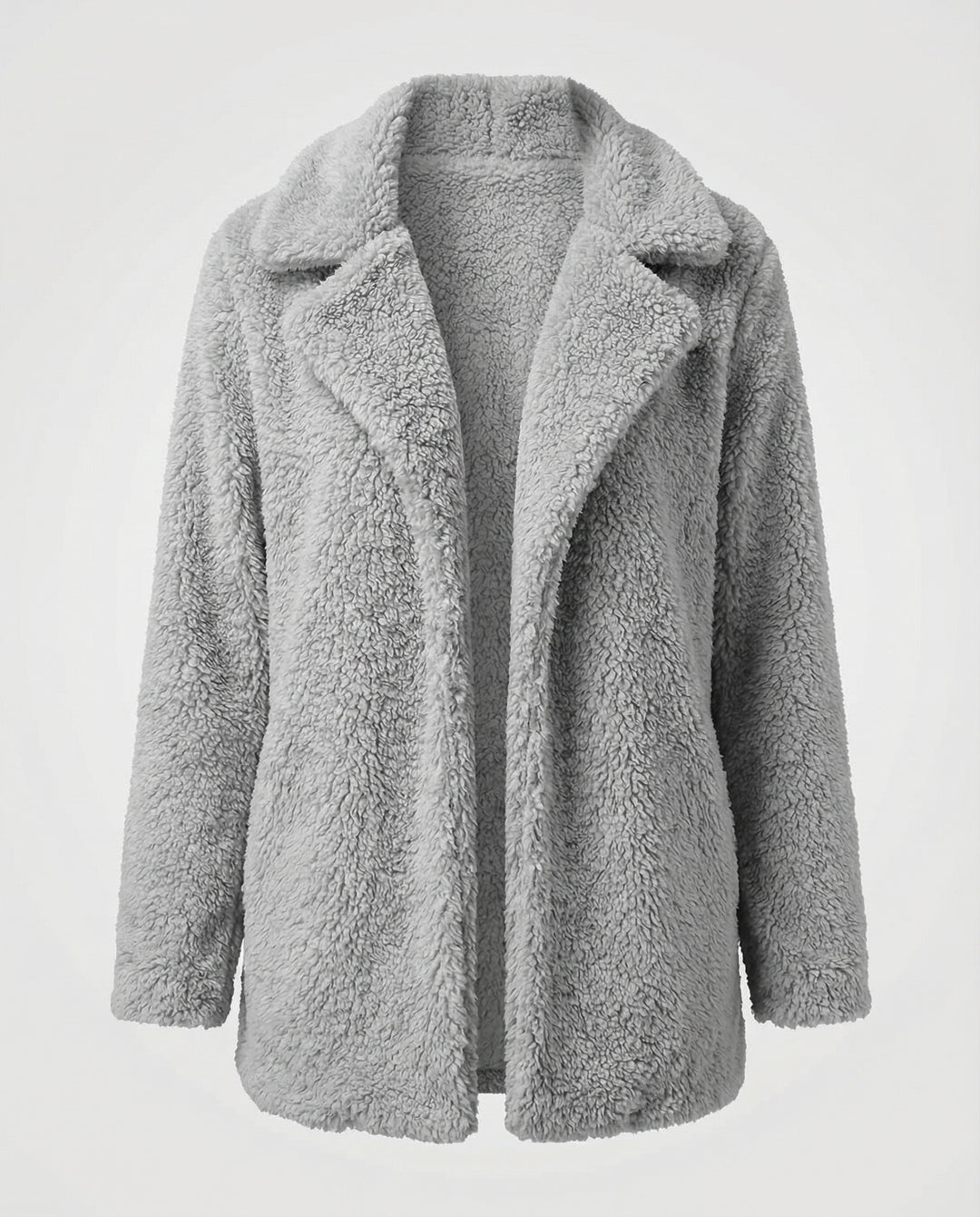 Warmer Fleece Mantel Damen
