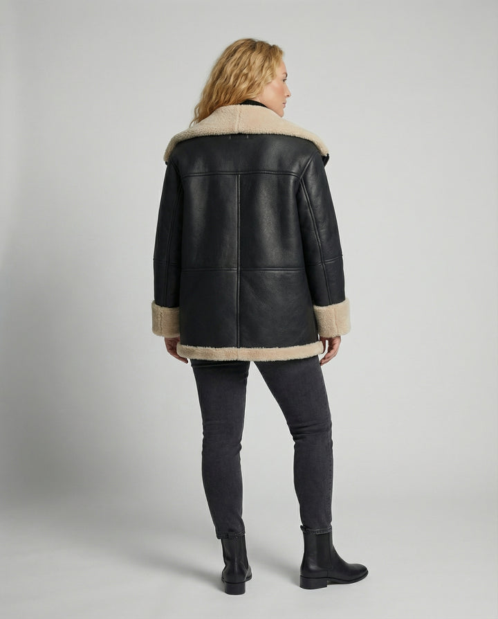 Warme Streetwear Jacke Damen