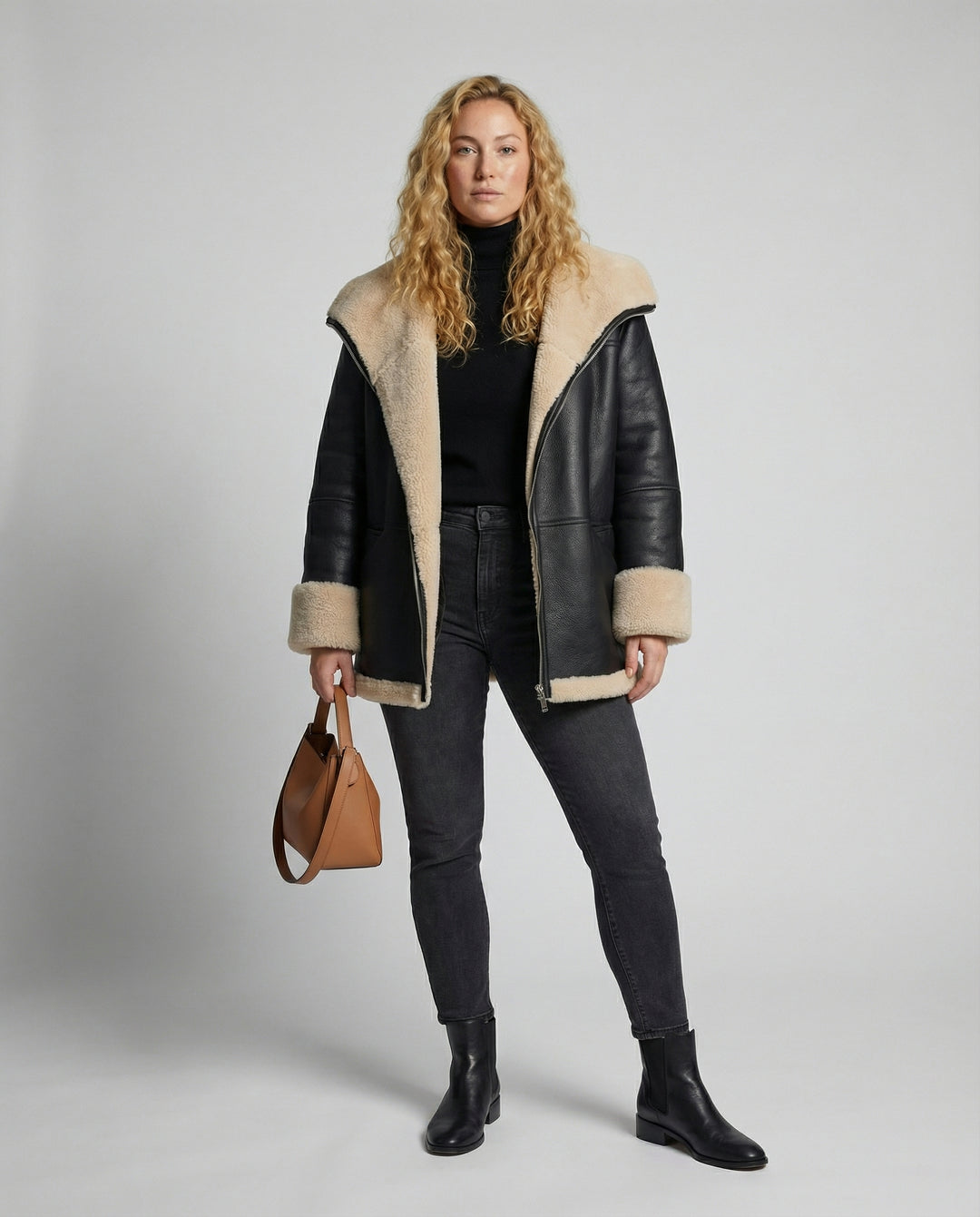 Warme Streetwear Jacke Damen