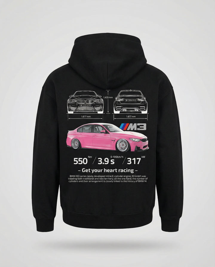 Oversized Racing Hoodie für Herren