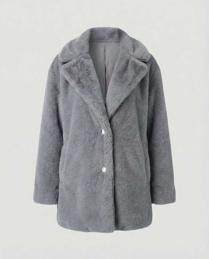 Faux Fur Winterjacke Damen