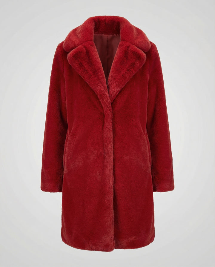 Faux Fur Winterjacke Damen