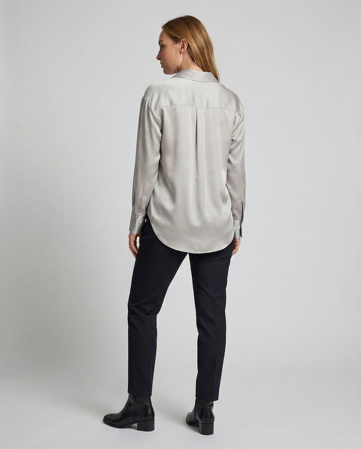 Elegante Seidenbluse Vintage Damen