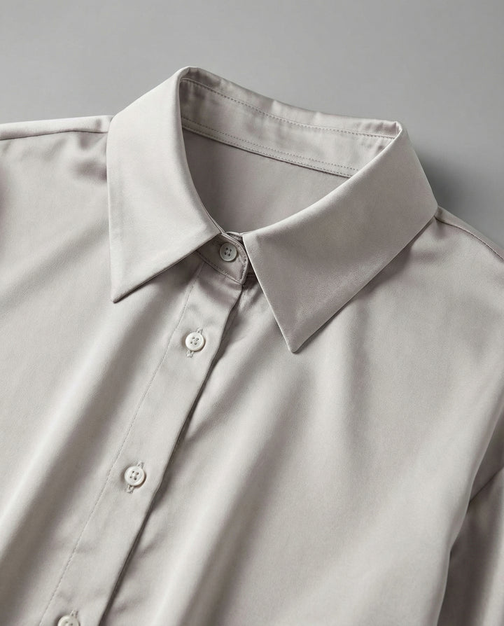 Elegante Seidenbluse Vintage Damen