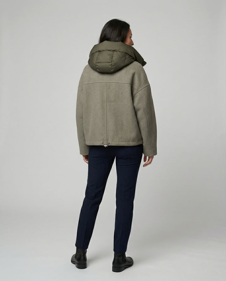 Lässige Kapuzenjacke Damen