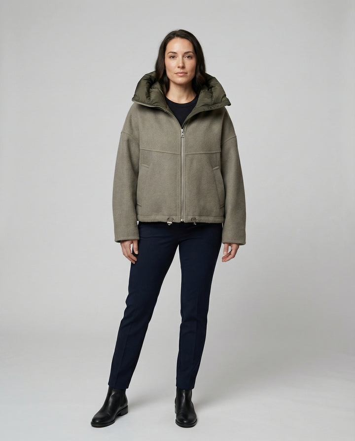 Lässige Kapuzenjacke Damen